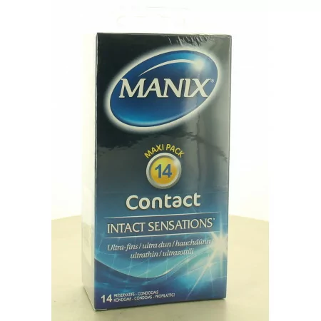 Manix Préservatifs Contact Intact Sensations X14 - Univers Pharmacie