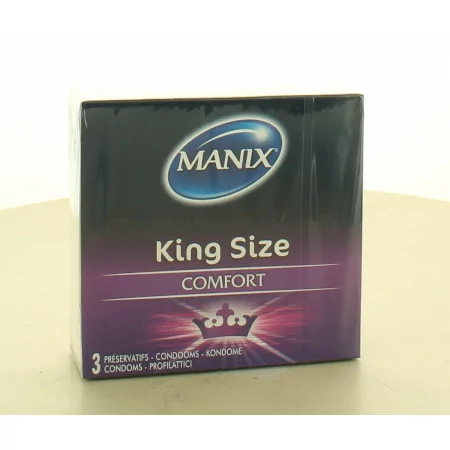 Manix Préservatifs King Size Comfort X3