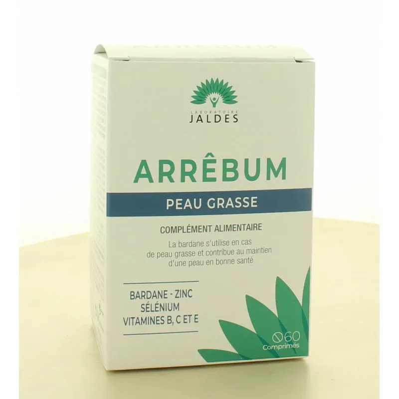 Arrêbum Peau Grasse 60 comprimés