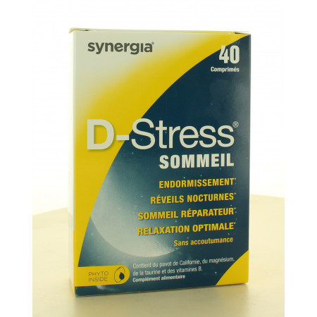 D-Stress Sommeil 40 comprimés