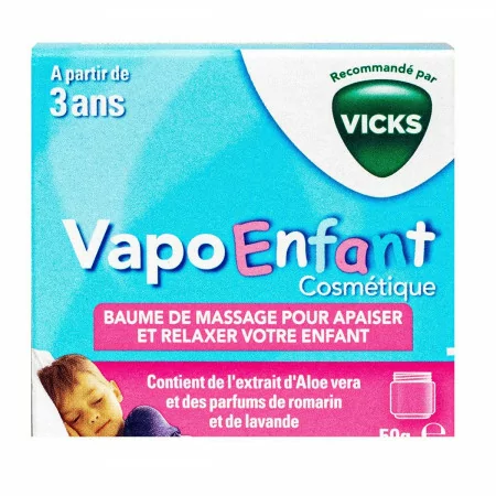 Vicks VapoEnfant Baume de Massage 50g - Univers Pharmacie