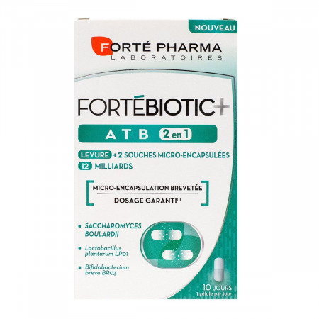 Fortébiotic+ ATB 2en1 Forté Pharma 10 gélules