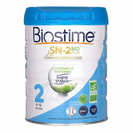 Biostime SN-2 Bio Plus 2ème âge 6-12 mois 800g