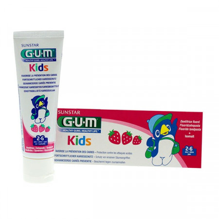 Gum Dentifrice Kids 2-6 ans Fraise 50ml
