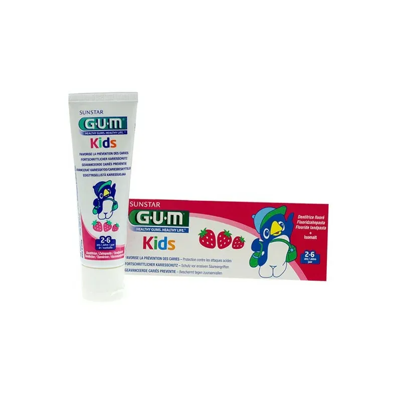 Gum Dentifrice Kids 2-6 ans Fraise 50ml