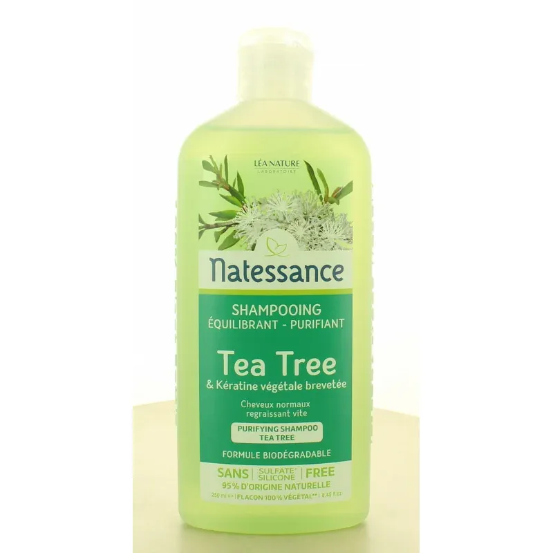 Natessance Shampooing Équilibrant Tea Tree 250ml