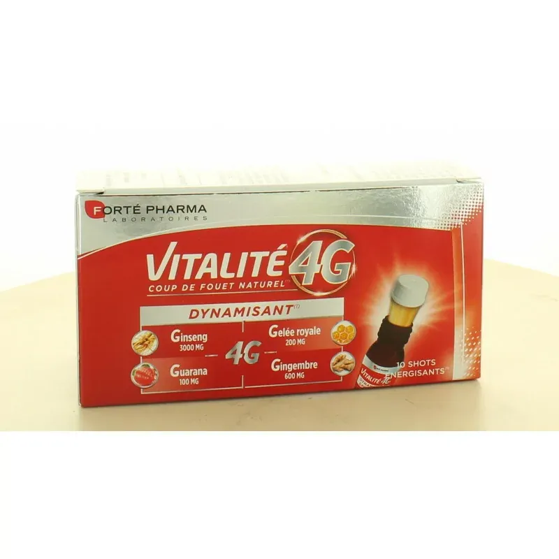 Forté Pharma Vitalité 4G Dynamisant 10 shots