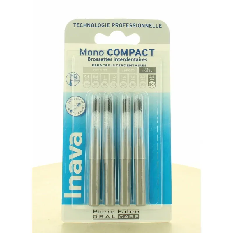 Inava Mono Compact Brossettes Interdentaires 2,6mm X4
