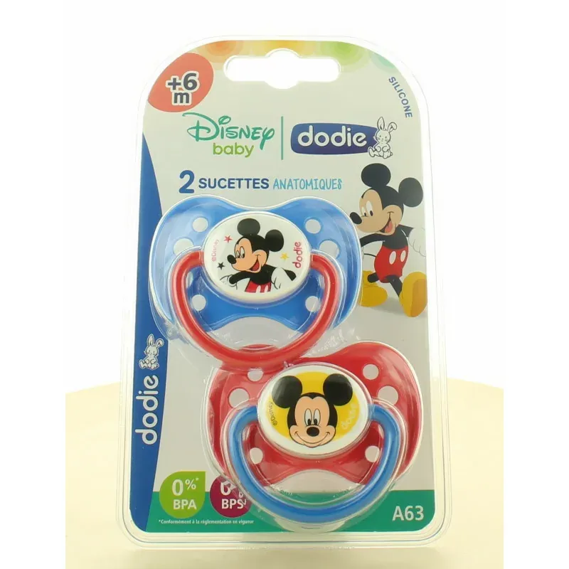 Dodie Sucette Anatomique +6M X2