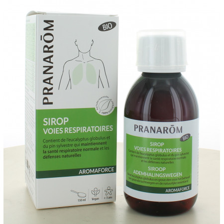 Pranarôm Aromaforce Bio Sirop Voies Respiratoires 150ml