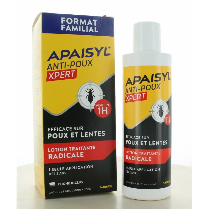 Apaisyl Xpert Lotion Radicale Poux & Lentes 200ml