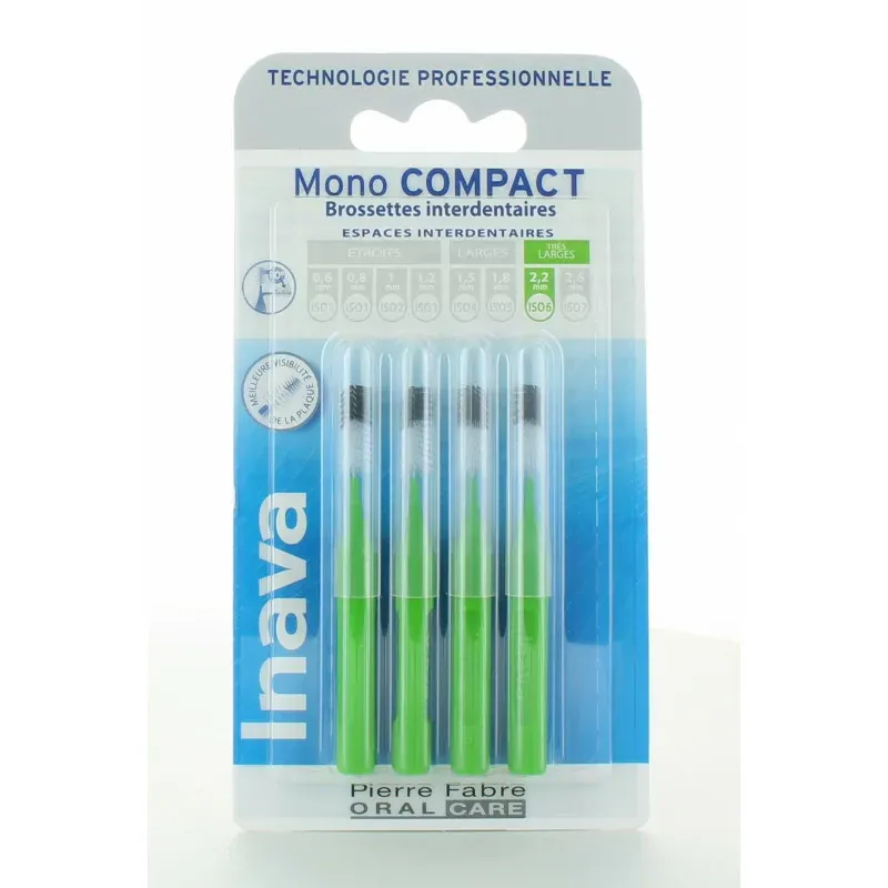 Inava Mono Compact Brossettes Interdentaires 2,2mm X4