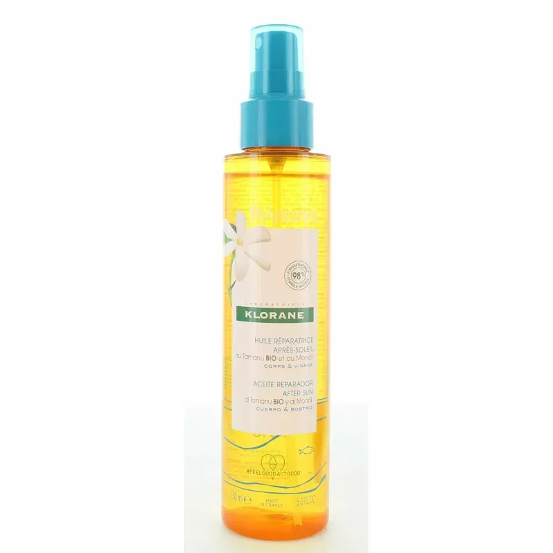 Klorane Polysianes Huile Réparatrice Après-soleil 150ml