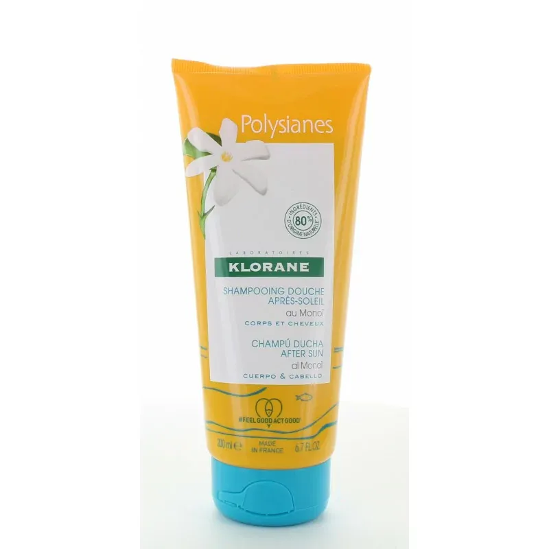 Klorane Polysianes Shampooing Douche Après-soleil 200ml