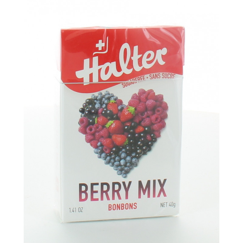 Halter Bonbon s/sucre Berry Mix 40g