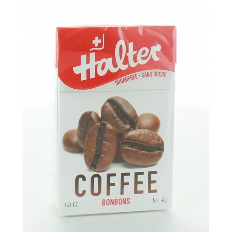 Halter Bonbons sans sucre Café 40g