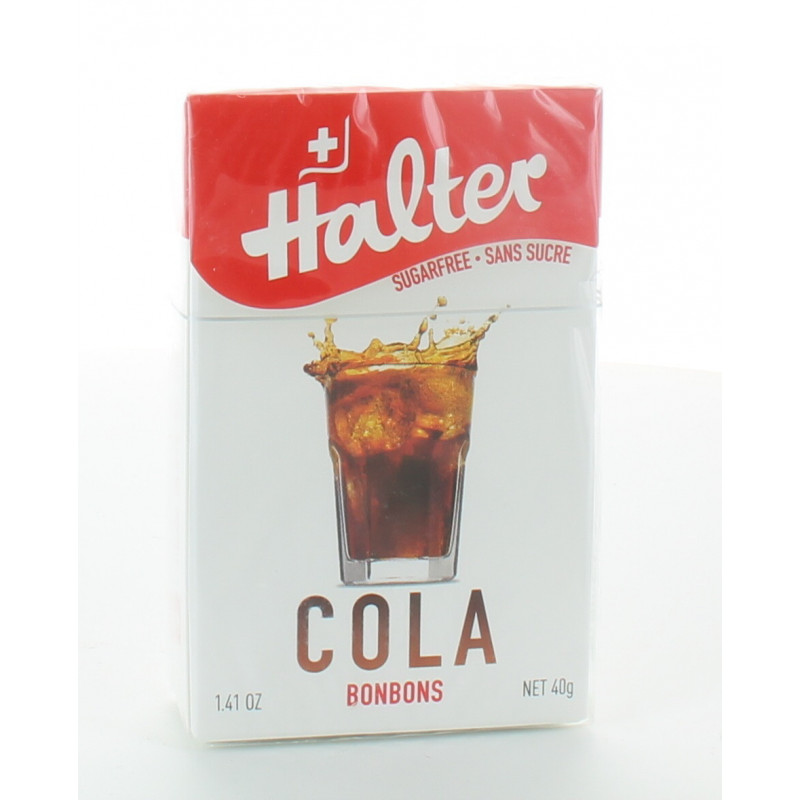 Halter Bonbons sans sucre Cola 40g Halter Bonbons sans sucre Cola 40g