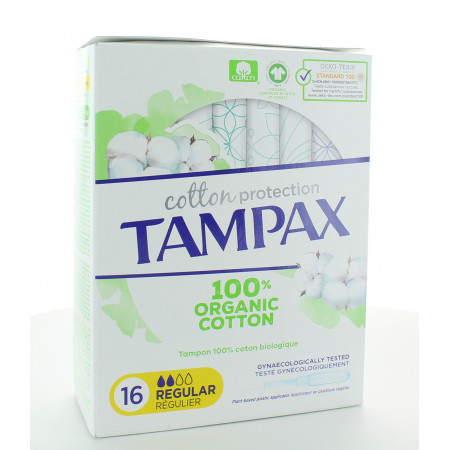 Tampax Tampon Bio Régulier X16