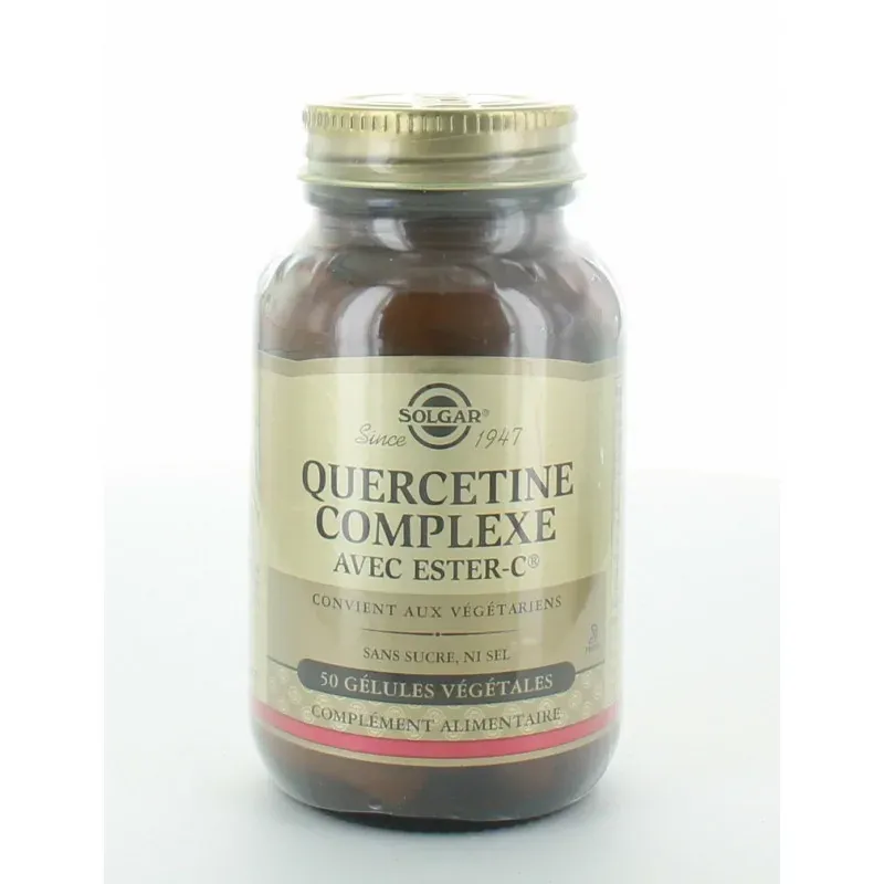 Solgar Quercetine Complexe avec Ester-C 50 gélules végétales