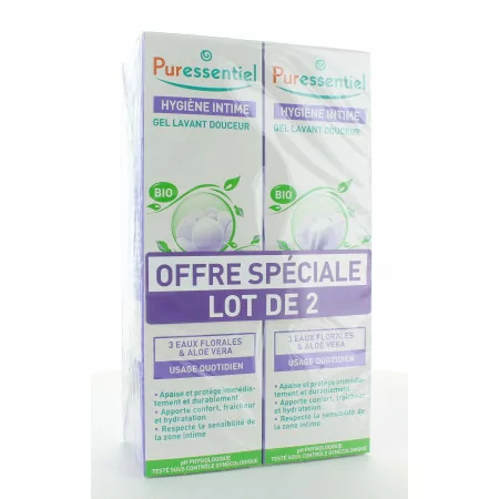 Puressentiel Hygiène Intime Gel Lavant Douceur 2x250ml