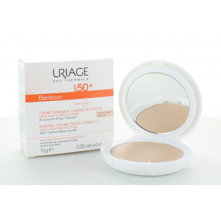 Uriage Bariésun Crème Minérale Compacte Claire SPF50+ 10g