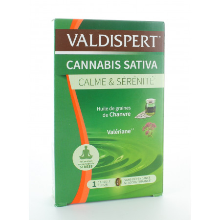 Valdispert Calme & Sérénité Cannabis Sativa 24 capsules