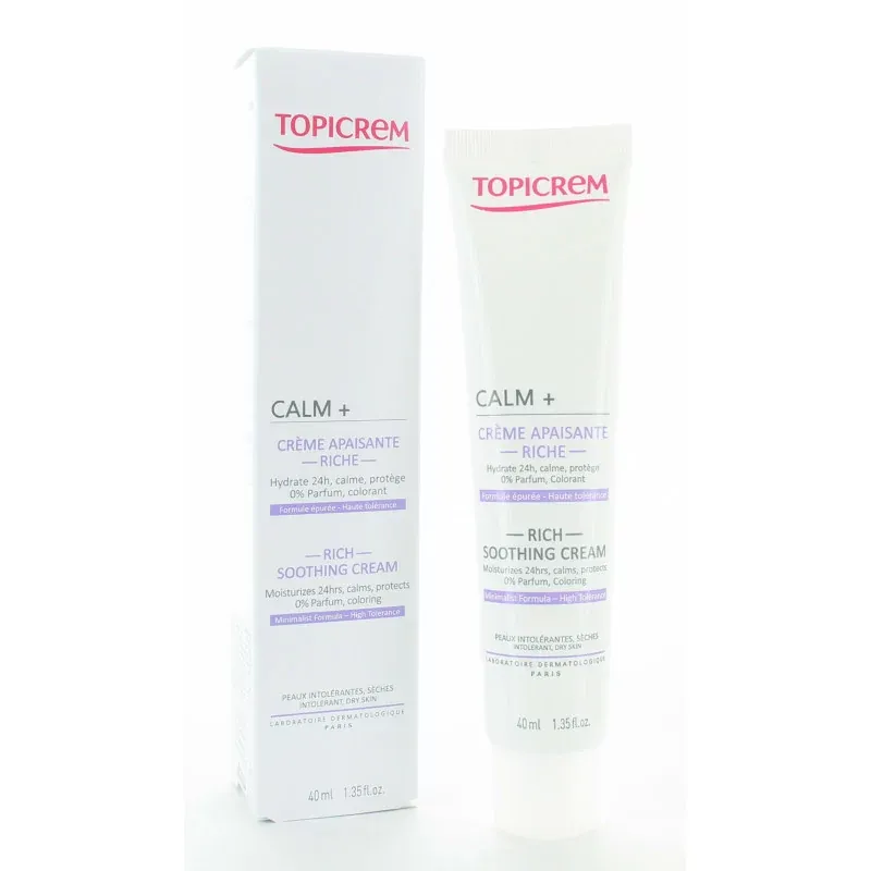 Topicrem Calm+ Crème Apaisante Riche 40ml