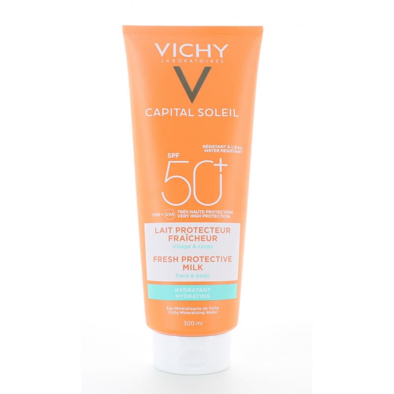 vichy ideal soleil spf 50 lait hydratant fraicheur