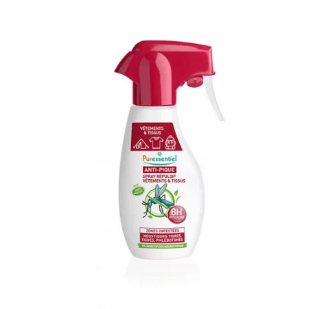 Spray Répulsif Anti-pique Vêtements et Tissus Puressentiel 150 ml