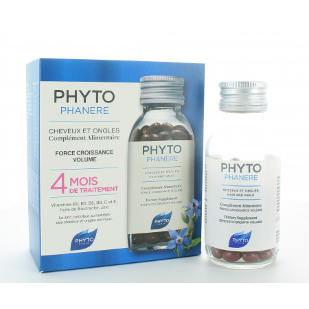 Phyto Phanere Cheveux et Ongles 2X120 capsules