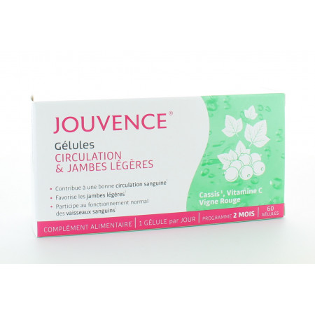 Jouvence Circulation & Jambes Légères 60 gélules