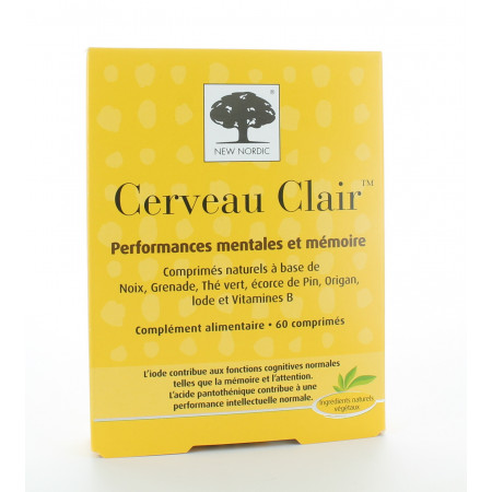 Cerveau Clair New Nordic 60 comprimés
