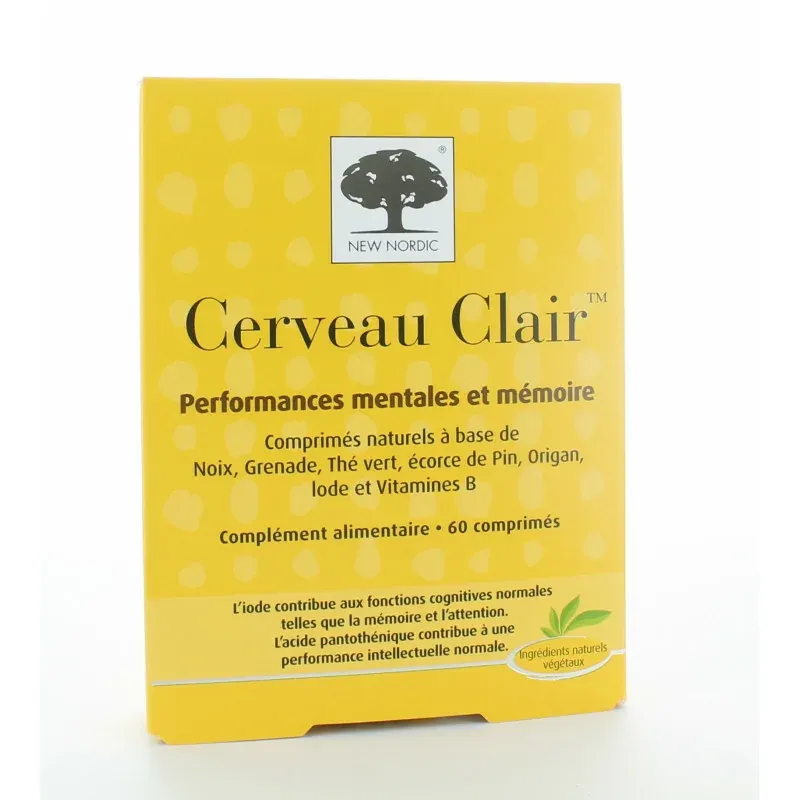 Cerveau Clair New Nordic 60 comprimés
