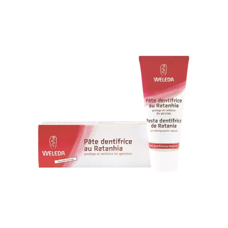 Pâte Dentifrice au Ratanhia Weleda 75 ml