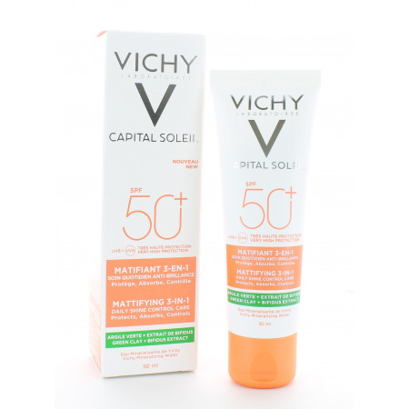 Vichy Capital Soleil Soin Matifiant 3en1 SPF50+ 50ml