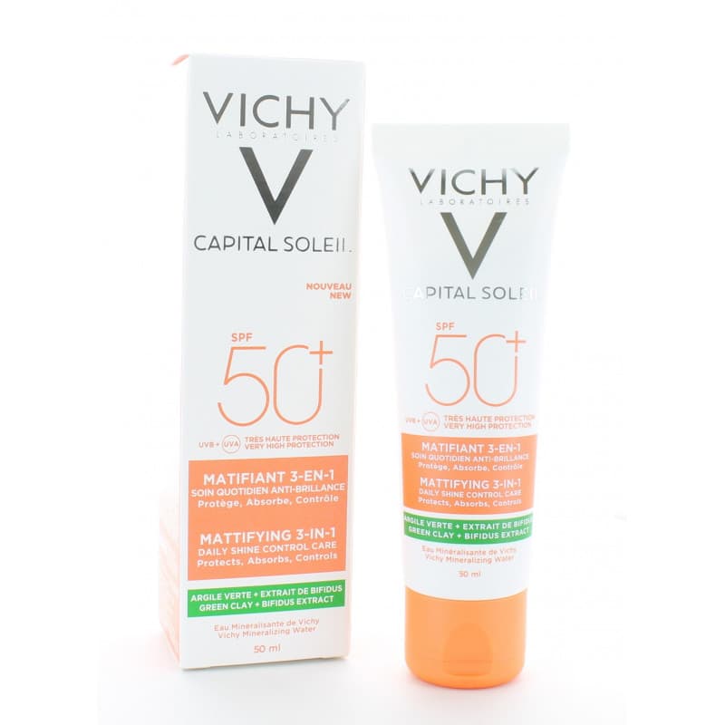 vichy capital soleil 50 matifiant