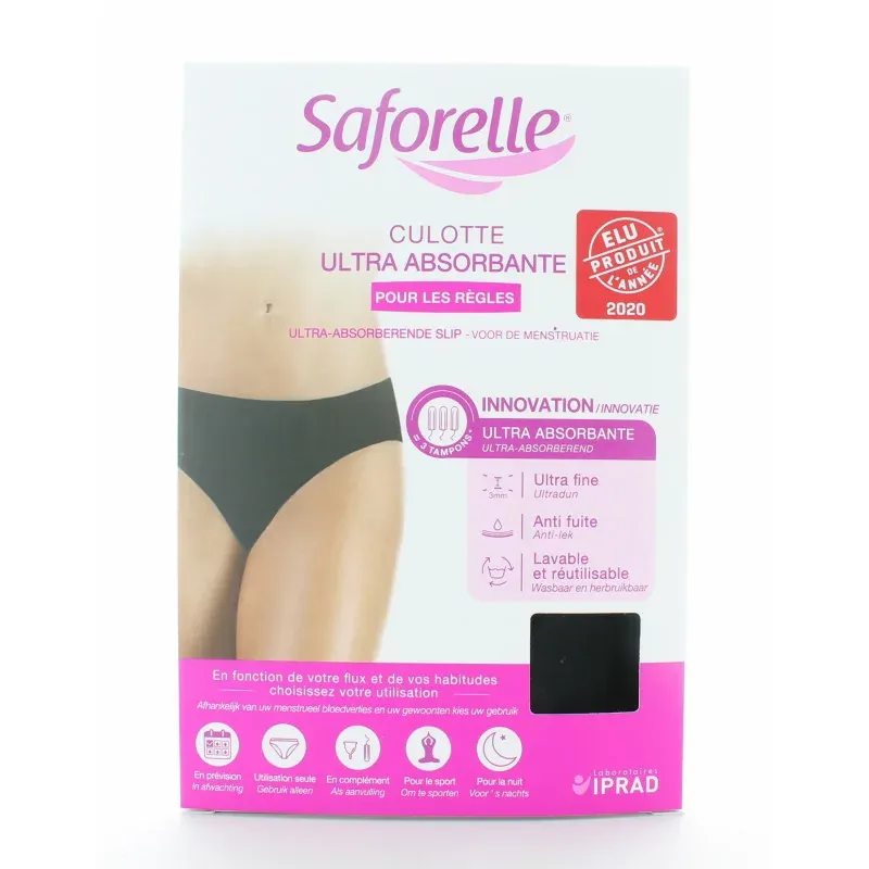 Saforelle Culotte Ultra Absorbante pour les règles Taille 34/36