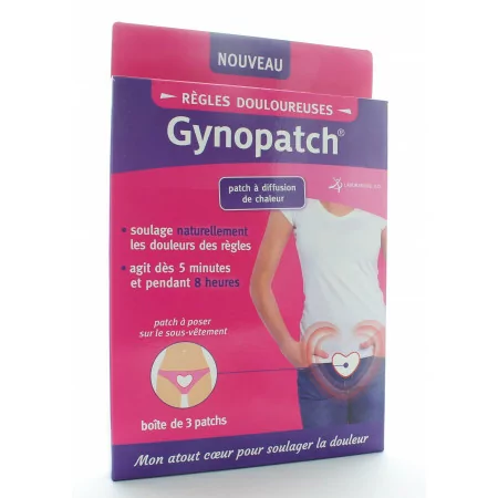 Gynopatch Règles Douloureuses 3 patchs
