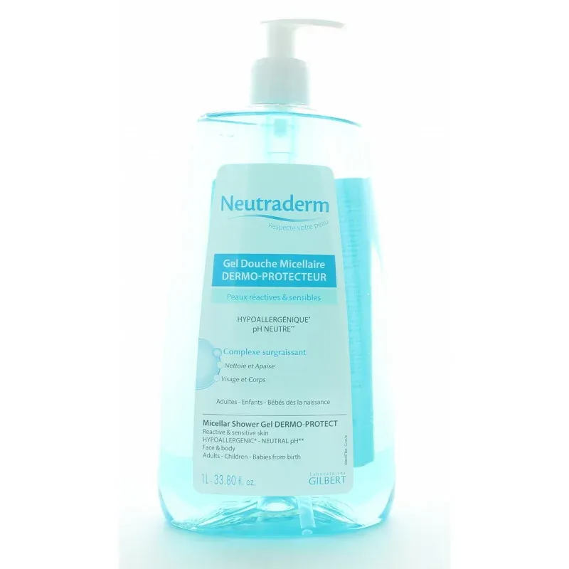 Neutraderm Gel Douche Micellaire Dermo-protecteur 1L