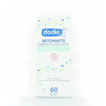 Dodie Bâtonnets Embouts Sécurité X60
