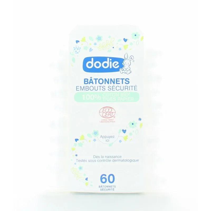 Dodie Bâtonnets Embouts Sécurité X60