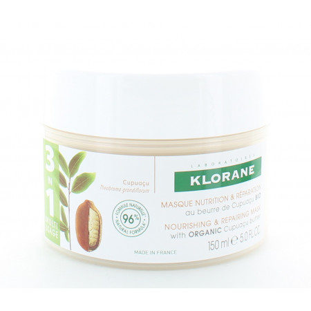 Klorane Masque Nutrition & Réparation au Cupuaçu Bio 150ml