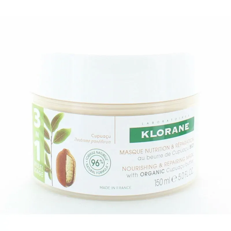 Klorane Masque Nutrition & Réparation au Cupuaçu Bio 150ml