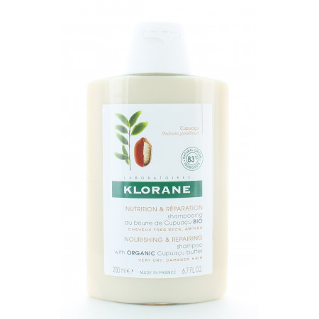 Klorane Shampooing Nutrition & Réparation au Cupuaçu Bio 200ml