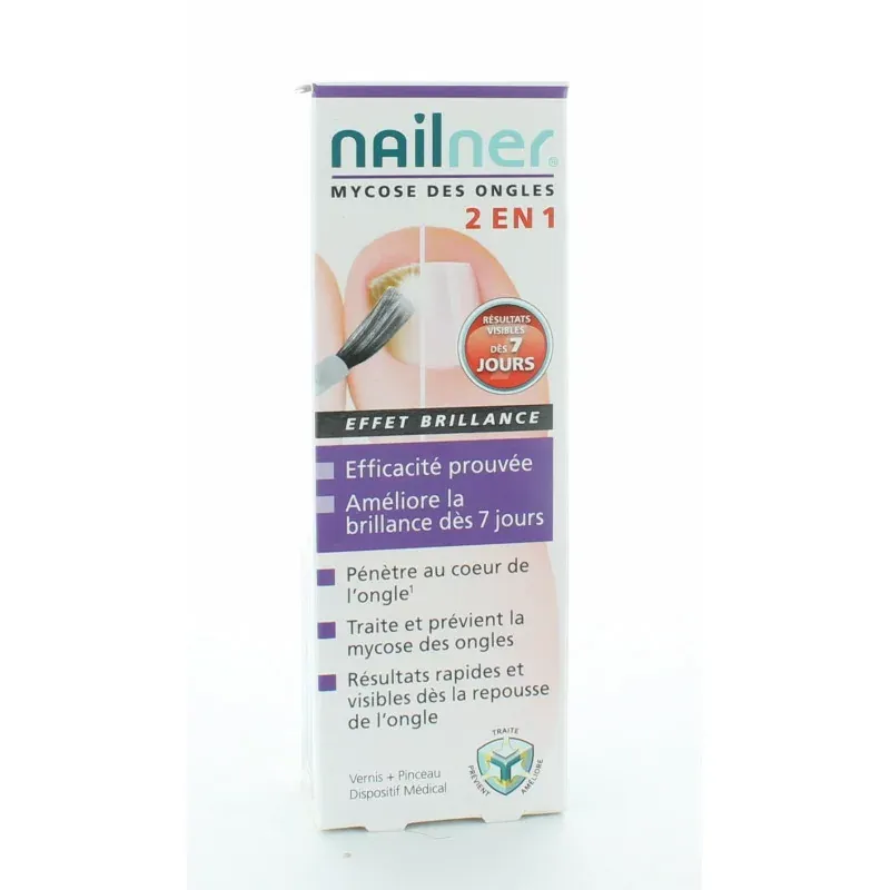 Nailner Mycose des Ongles 2en1 Effet Brillant 5ml