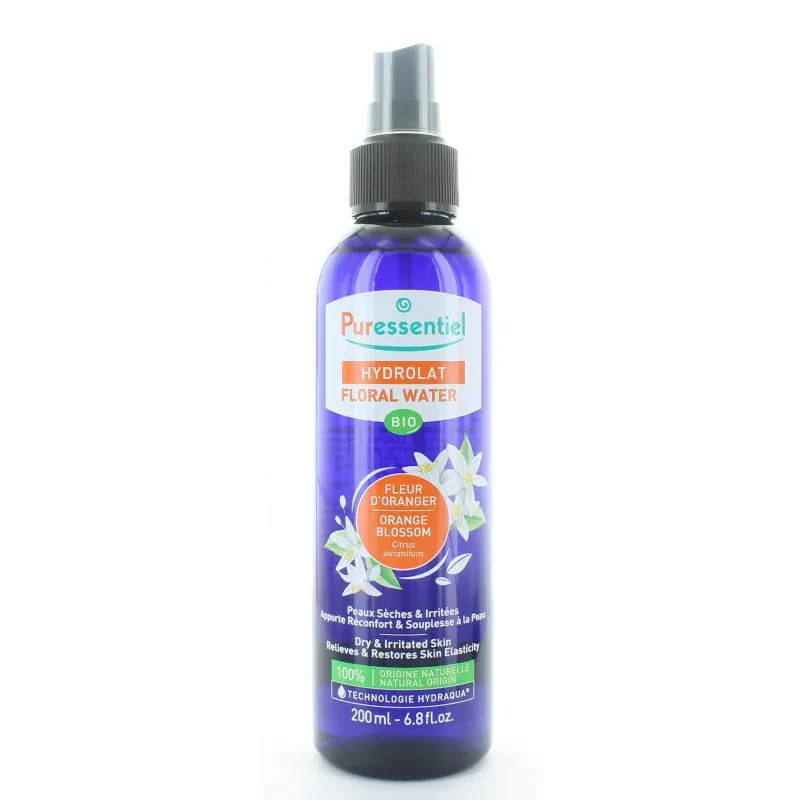 Puressentiel Hydrolat Bio Fleur d'Oranger 200ml