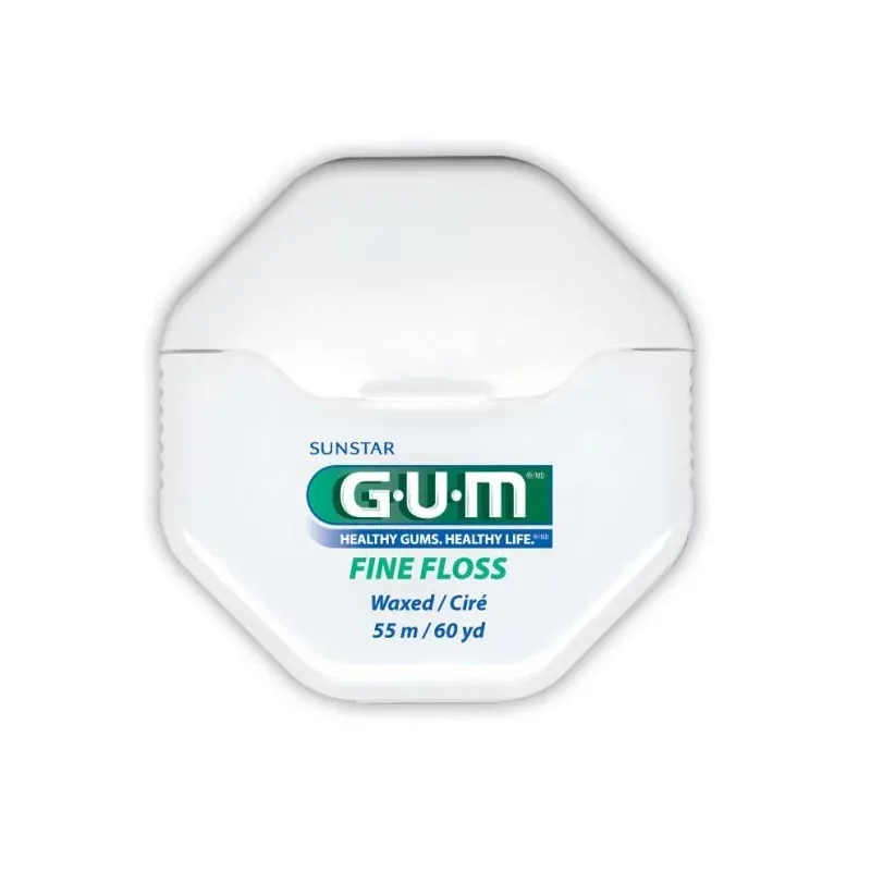 Fil Dentaire Ciré Fine Floss 1555 GUM 55 m