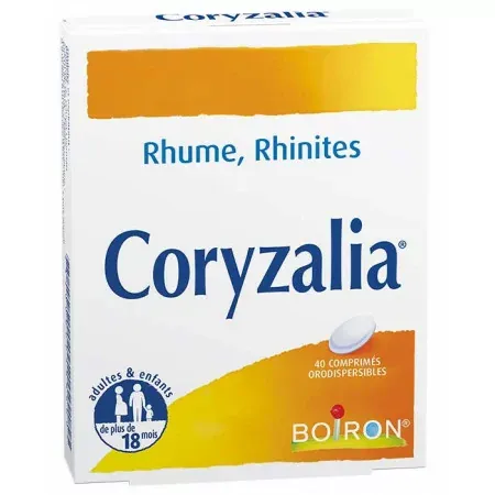 Boiron Coryzalia 40 comprimés orodispersibles