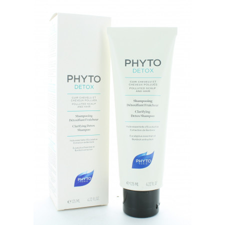 PhytoDetox Shampooing Détoxifiant Fraîcheur 125ml