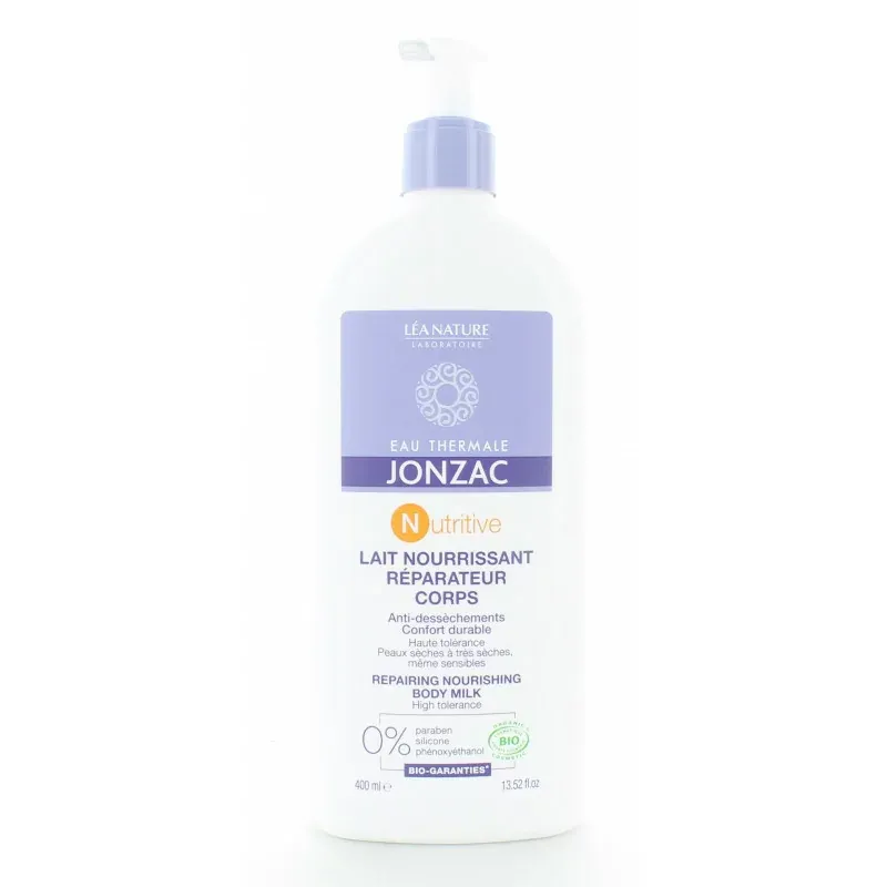 Jonzac Nutritive Lait Nourrissant Réparateur Corps 400ml